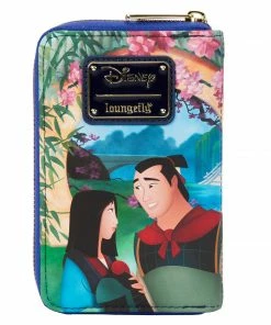 Loungefly Disney Mulan Castle Zip Around Wallet
