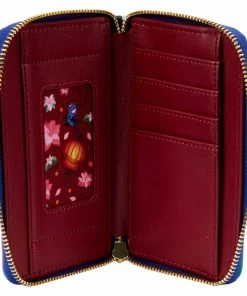 Loungefly Disney Mulan Castle Zip Around Wallet
