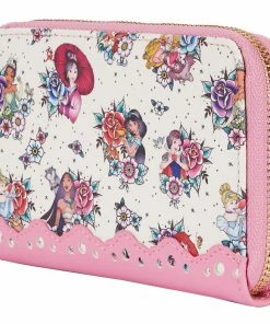 Loungefly Disney Princess Tattoo AOP Zip Around Wallet 7 Loungefly Disney Princess Tattoo AOP Zip Around Wallet